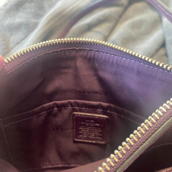 Coach Purple Kitt Messenger Crossbody Bag - Picture 7 of 13